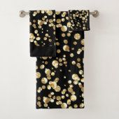 Gold confetti bad handdoek (Insitu)
