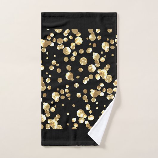 Gold confetti bad handdoek (Handdoek)