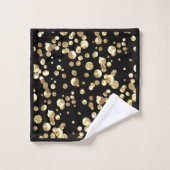 Gold confetti bad handdoek (Wasdoekje)
