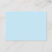 Gold Confetti Blue Baby Display Shower Informatiekaartje (Achterkant)