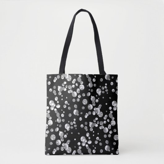 Gold confetti canvas tas (Voorkant)