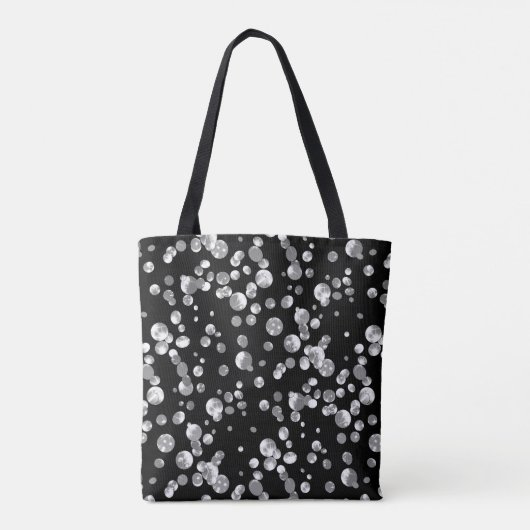 Gold confetti canvas tas (Achterkant)