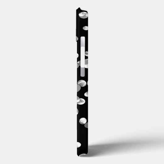 Gold confetti Case-Mate iPhone case (Achterkant / Links)