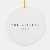 Gold confetti cirkel foto ornament faux folie (Achterkant)