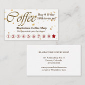 Gold Confetti Coffee Loyalty (Voorkant / Achterkant)