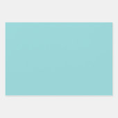 Gold Confetti Dots Aqua Mint Christmas Inpakpapier Vel (Voorkant 2)