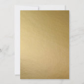 Gold Confetti en Pet Moderne uitnodiging tot het i (Achterkant)