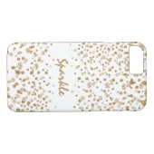 Gold Confetti Glam Glitter Sparkle Case-Mate iPhone Case (Achterkant (Horizontaal))