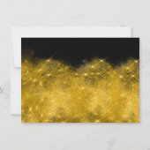 Gold Confetti Glitter Beaty Salon Certificate Gift (Achterkant)