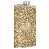 Gold Confetti Glitter Heupfles (Rechts)