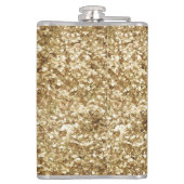 Gold Confetti Glitter Heupfles (Achterkant)