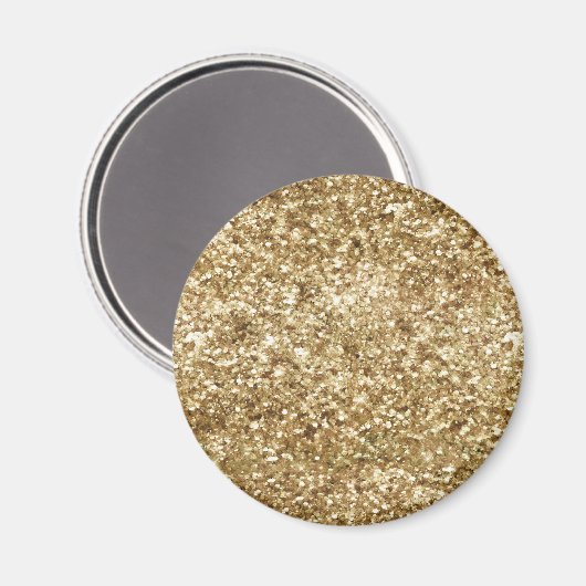 Gold Confetti Glitter Magneet (Voorkant / Achterkant)