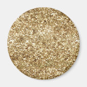 Gold Confetti Glitter Magneet (Voorkant)