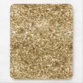 Gold Confetti Glitter Muismat (Voorkant)
