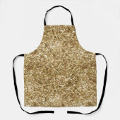 Gold Confetti Glitter Schort (Voorkant)