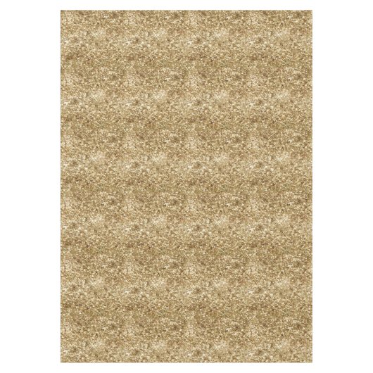 Gold Confetti Glitter Tafelkleed (Voorkant)