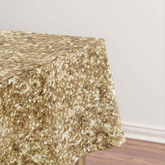 Gold Confetti Glitter Tafelkleed (Voorbeeld)