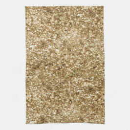 Gold Confetti Glitter Theedoek