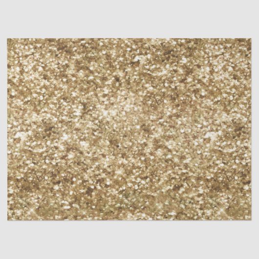 Gold Confetti Glitter Tissuepapier (Voorkant)
