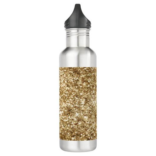 Gold Confetti Glitter Waterfles (Links)