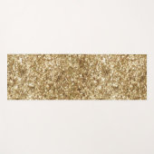 Gold Confetti Glitter Yogamat (Voorkant (horizontaal))