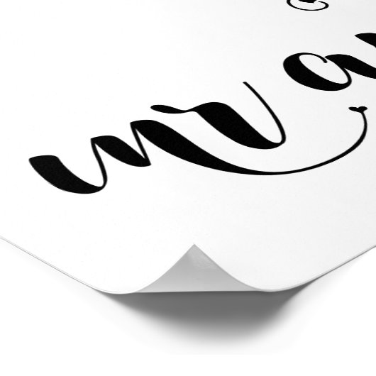 Gold Confetti Hearts Guest Book Reception Sign Poster (Hoek)