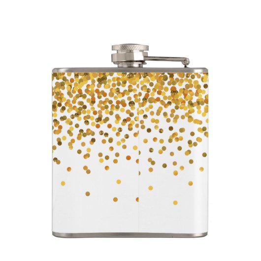 Gold Confetti Heupfles (Achterkant)