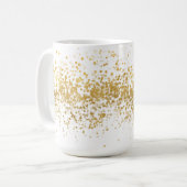Gold Confetti Koffiemok (Voorkant links)