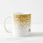 Gold Confetti Koffiemok (Links)