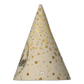 Gold Confetti nieuwe jaren Feesthoedjes (Rechts)