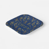 Gold Confetti - Nieuwe jaren Oog Borden Dated Papieren Bordje (Gebogen)