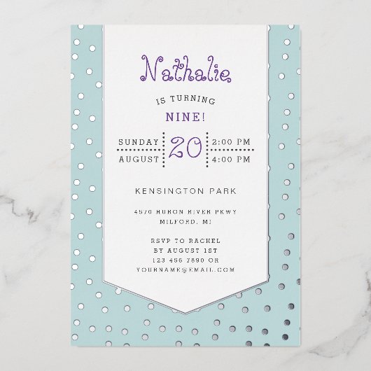 Gold confetti pastel jarig briefkaart (Voorkant)