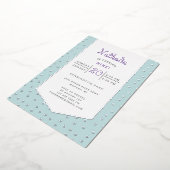 Gold confetti pastel jarig briefkaart (Gedraaid)