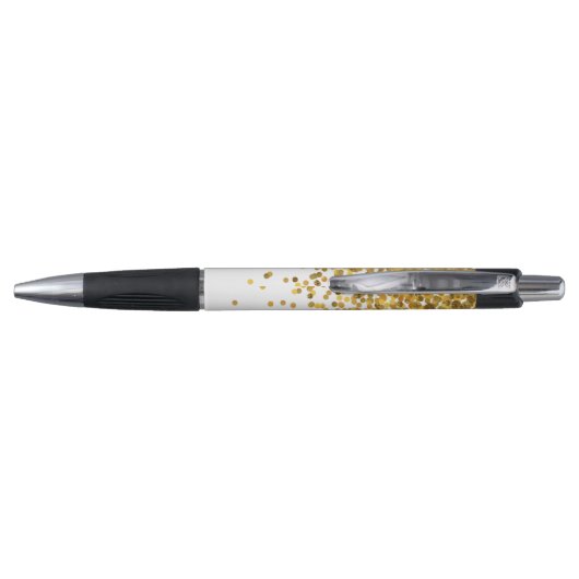 Gold Confetti Pen (Achterkant)