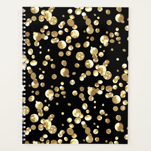Gold confetti planner (Voorkant)