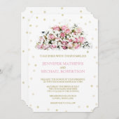 Gold Confetti Roses Babys Breate Kaart (Voorkant / Achterkant)