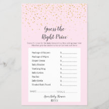 Gold Confetti Roze ShowerDe juiste prijs