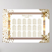 Gold Confetti Stippen omhuld - 18 Zitkuur Poster (Voorkant)