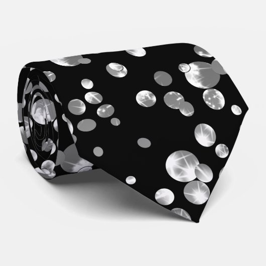 Gold confetti stropdas (Opgerold)