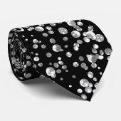 Gold confetti stropdas (Opgerold)