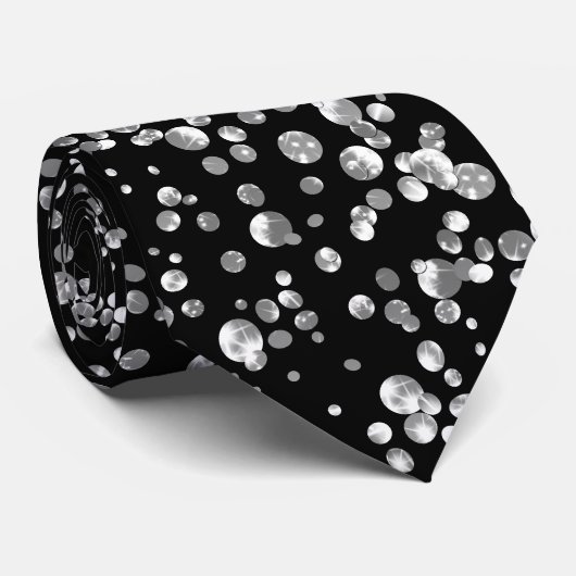 Gold confetti stropdas (Opgerold)