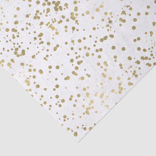 Gold Confetti Tissuepapier (Detail)