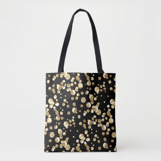 Gold confetti tote bag (Voorkant)