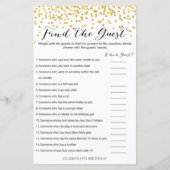 Gold Confetti vind het gastenfeest (Voorkant)