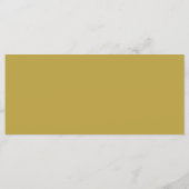 Gold Confetti Wedding Seating Chart | Aangepaste k Programmakaart (Achterkant)