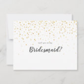Gold Confetti wordt mijn briefkaart (Voorkant)