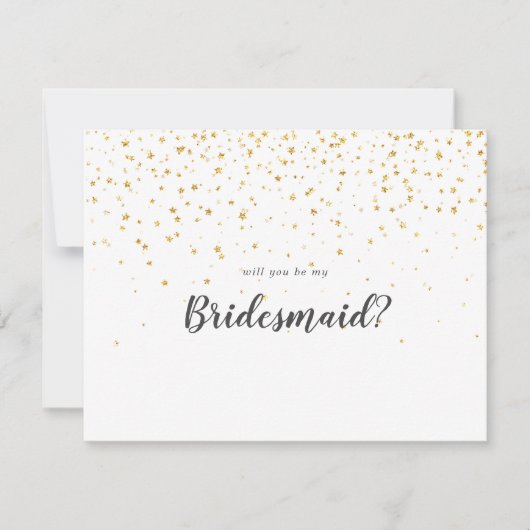 Gold Confetti wordt mijn briefkaart (Voorkant)