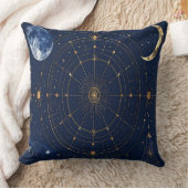 Gold Constellation Astrology Throw Cushion Kussen (Deken)