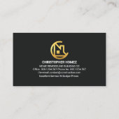 Gold Contractor Tools Builder Visitekaartje (Achterkant)