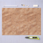 Gold Copper Glitter Leopard Print Tissuepapier (Craft)